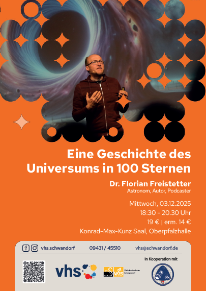 Plakat: Vortrag Freistetter