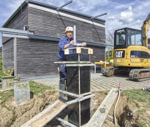 Bau der Teleskopsäulen (12)