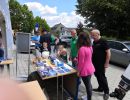 Betrieb am Stand der Sternwarte (1)