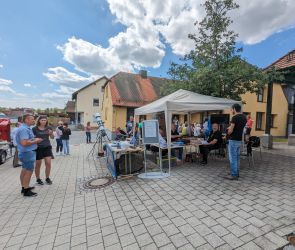 Betrieb am Stand der Sternwarte (9)