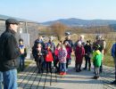 Vorsitzender Hans Köppl bei der Begrüßung zu Beginn des Astronomietages 2018. Besonders nachmittags waren auch viele Kinder unter den Besuchern