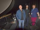 ... ebenso wie das Planetarium &bdquo;Supernova&ldquo; in Garching &ndash; hier beim Fachsimpeln mit der Planetariumsvorführerin