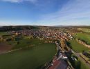 Blick von Südosten (Standort der Sternwarte) Richtung Dieterskirchen