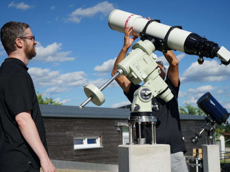 Einweihungsfeier Teleskopsäulen (7) Einweihungsfeier Teleskopsäulen (7)
