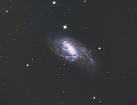 M66 im Leo-Triplett M66 im Leo-Triplett