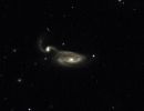 NGC5395 / Arp84 die Graureihergalaxie im Sternbild Jagdhunde. Aufgenommen mit dem 700/6400mm Cassegrain der Sternwarte und Sony A7S