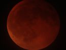 Der verfinsterte Mond um 20:41 Uhr