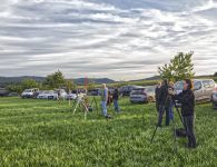 Die Riege der Fotografen geht schon fr&uuml;hzeitig in Stellung!