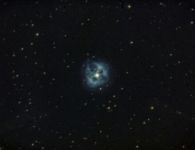 NGC1514 Kristallkugelnebel. Ein planetarischer Nebel, der sich in einer Entfernung von rund 900 Lichtjahren im Sternbild Stier befindet.