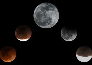 Hier eine Foto-Collage als bildliche Zusammenfassung der großartigen Totalen Monfinsternis vom 07. September 2025. Zu diesem eindrucksvollen Naturschauspiel fanden sich an die 500 (!!) Besucher auf dem Gelände der Sternwarte ein!