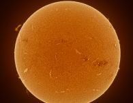 Sonne vom 8. April 2025