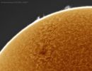 Die Sonne am 3. Juni 2021 im Detail