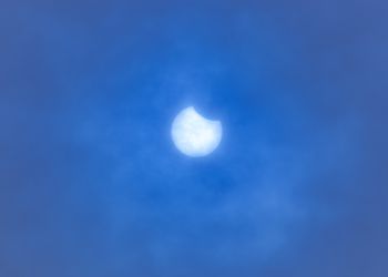 Teilverfinsterte Sonne am Tag der Astronomie, 29.03.2025